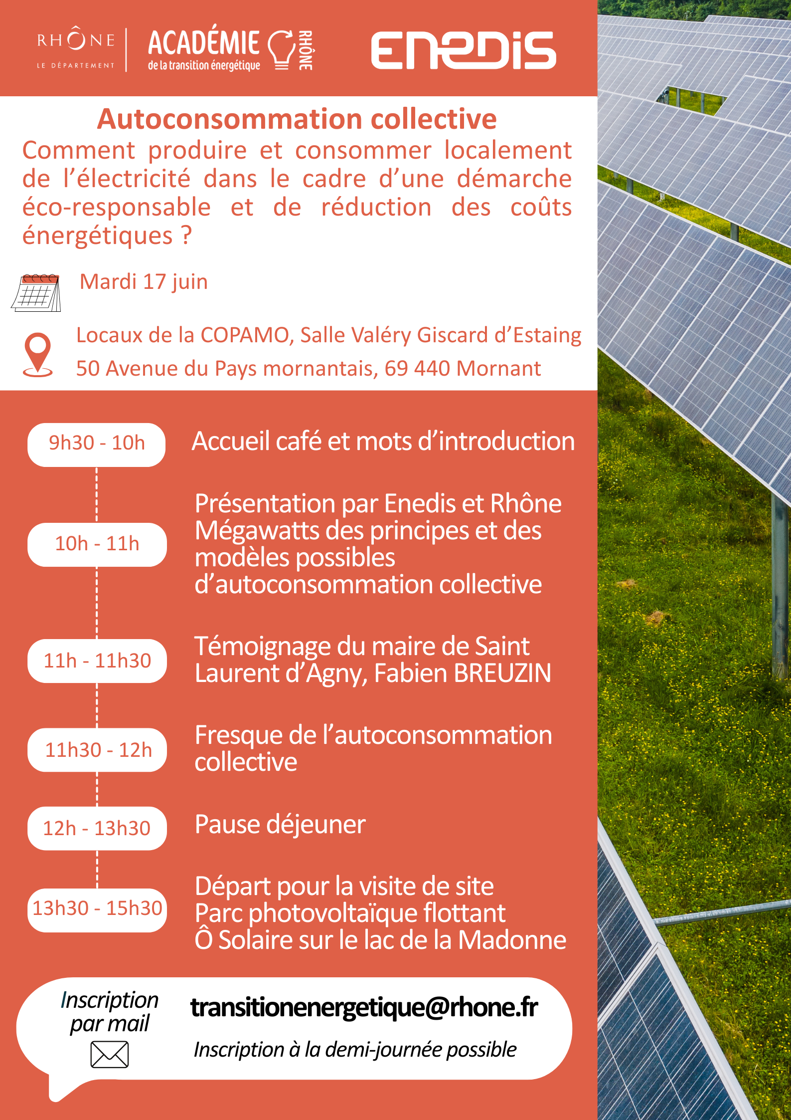 Le programme de la journée